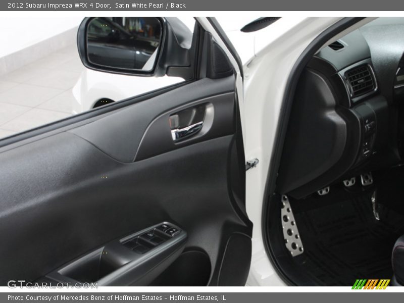 Satin White Pearl / Black 2012 Subaru Impreza WRX 4 Door