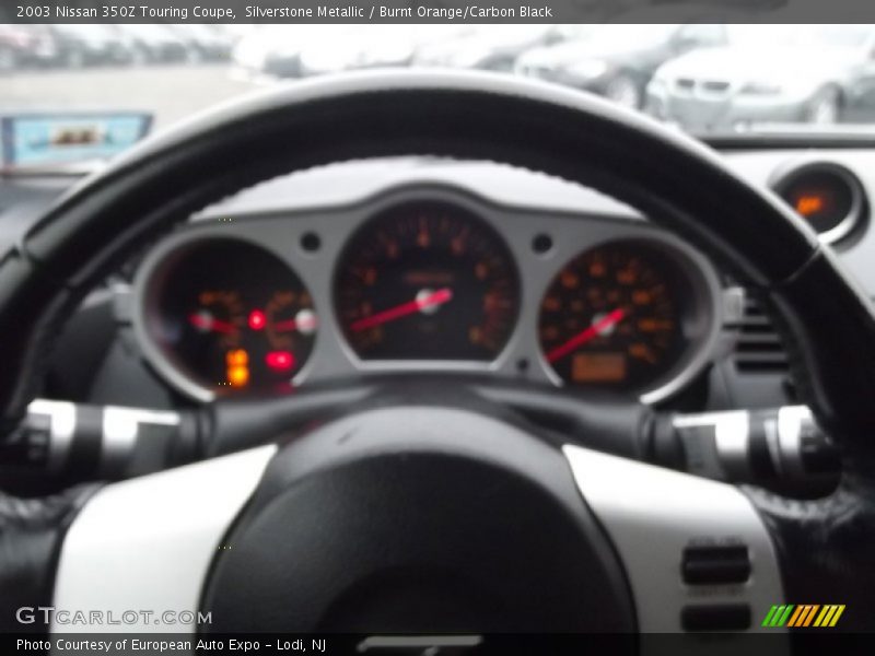 Silverstone Metallic / Burnt Orange/Carbon Black 2003 Nissan 350Z Touring Coupe