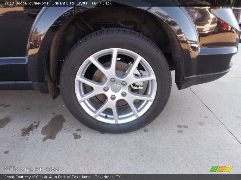 Brilliant Black Crystal Pearl / Black 2013 Dodge Journey SXT