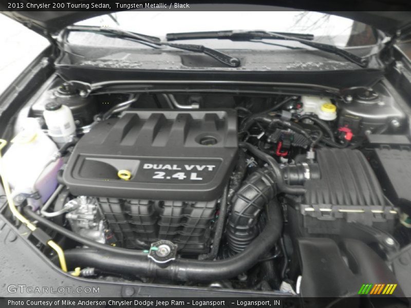 Tungsten Metallic / Black 2013 Chrysler 200 Touring Sedan