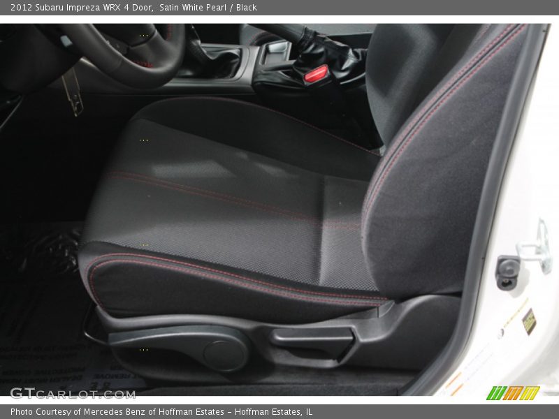 Satin White Pearl / Black 2012 Subaru Impreza WRX 4 Door