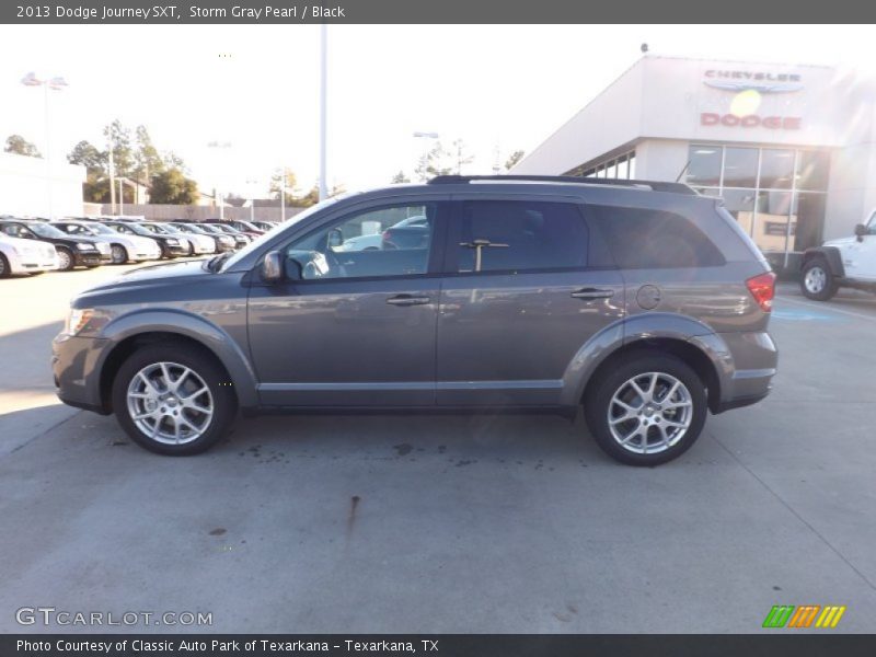 Storm Gray Pearl / Black 2013 Dodge Journey SXT