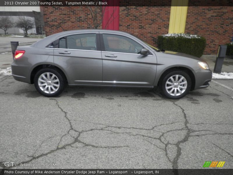 Tungsten Metallic / Black 2013 Chrysler 200 Touring Sedan