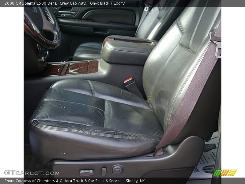 Onyx Black / Ebony 2008 GMC Sierra 1500 Denali Crew Cab AWD