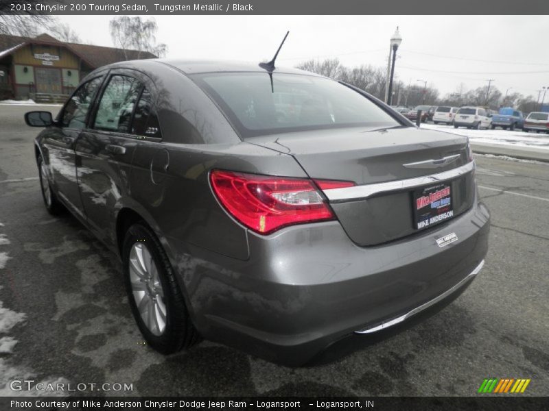 Tungsten Metallic / Black 2013 Chrysler 200 Touring Sedan