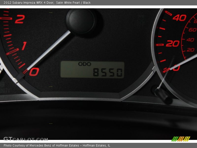 Satin White Pearl / Black 2012 Subaru Impreza WRX 4 Door