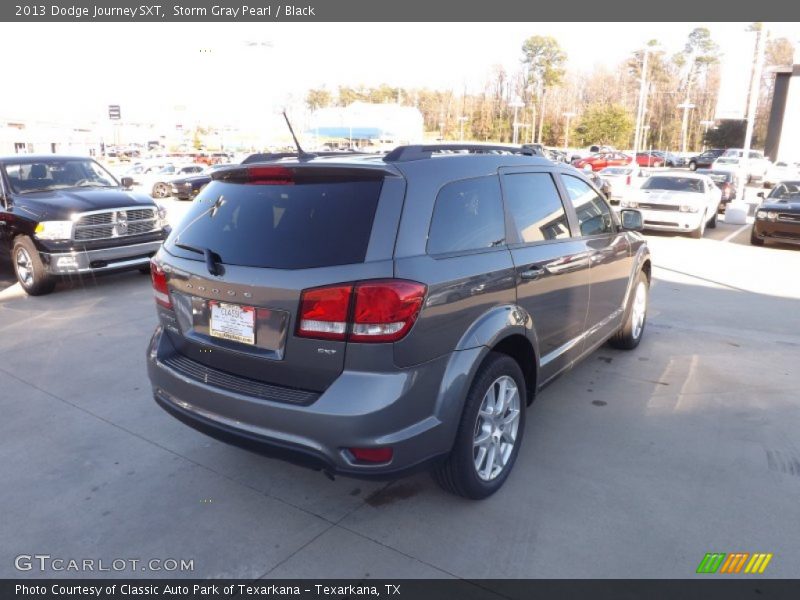 Storm Gray Pearl / Black 2013 Dodge Journey SXT