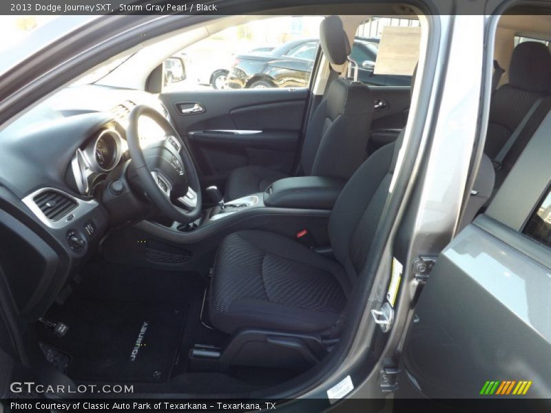 Storm Gray Pearl / Black 2013 Dodge Journey SXT