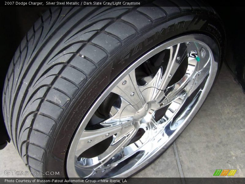 Silver Steel Metallic / Dark Slate Gray/Light Graystone 2007 Dodge Charger