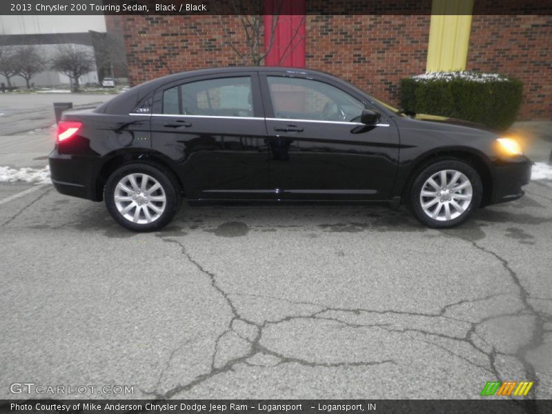 Black / Black 2013 Chrysler 200 Touring Sedan