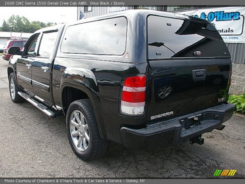 Onyx Black / Ebony 2008 GMC Sierra 1500 Denali Crew Cab AWD