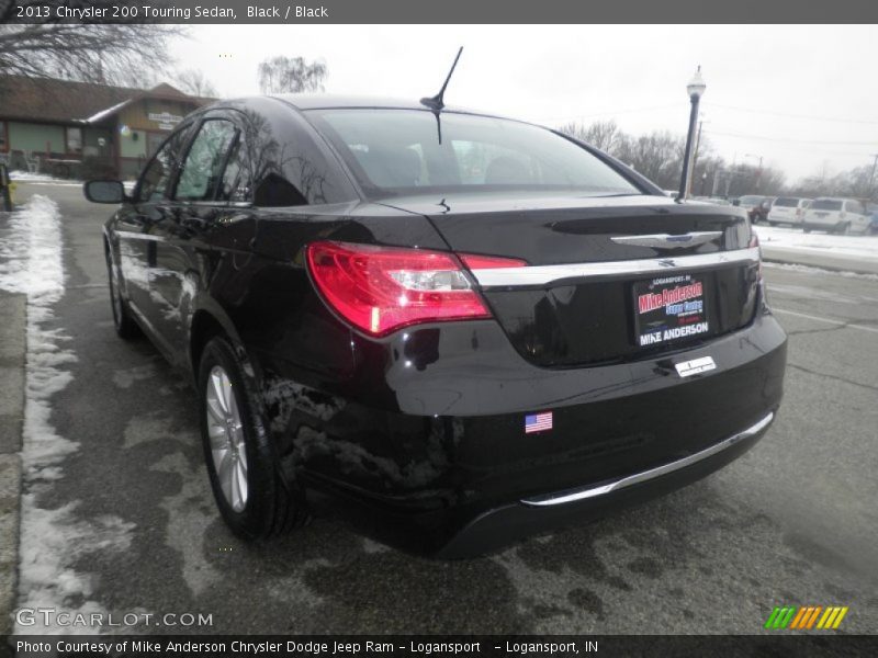 Black / Black 2013 Chrysler 200 Touring Sedan