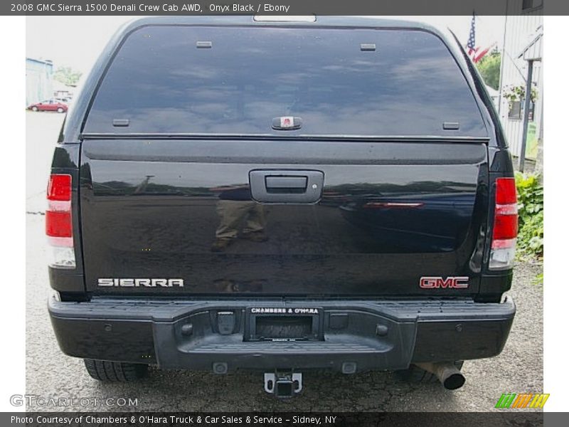 Onyx Black / Ebony 2008 GMC Sierra 1500 Denali Crew Cab AWD