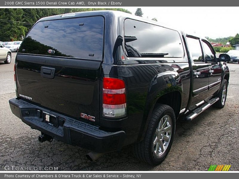 Onyx Black / Ebony 2008 GMC Sierra 1500 Denali Crew Cab AWD