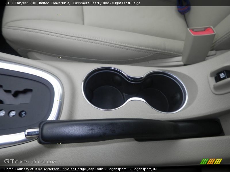 Cashmere Pearl / Black/Light Frost Beige 2013 Chrysler 200 Limited Convertible