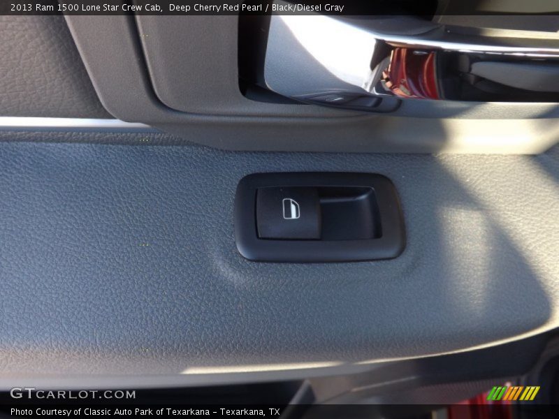 Deep Cherry Red Pearl / Black/Diesel Gray 2013 Ram 1500 Lone Star Crew Cab