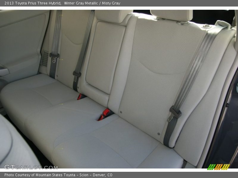 Winter Gray Metallic / Misty Gray 2013 Toyota Prius Three Hybrid