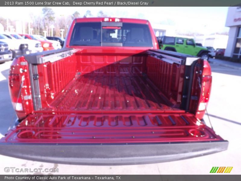 Deep Cherry Red Pearl / Black/Diesel Gray 2013 Ram 1500 Lone Star Crew Cab