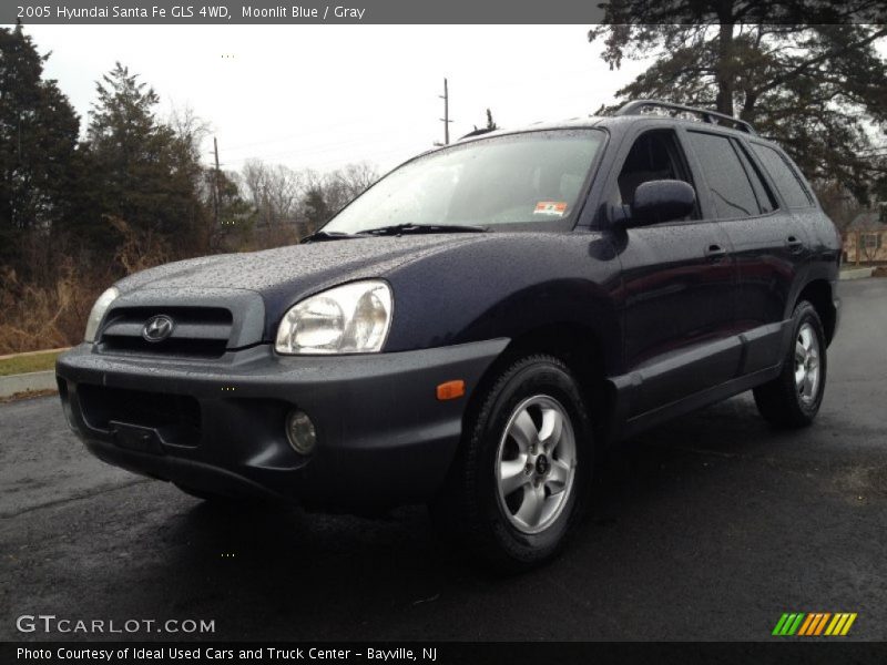 Moonlit Blue / Gray 2005 Hyundai Santa Fe GLS 4WD