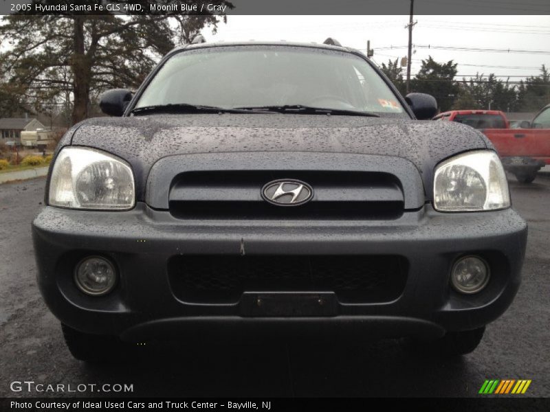 Moonlit Blue / Gray 2005 Hyundai Santa Fe GLS 4WD