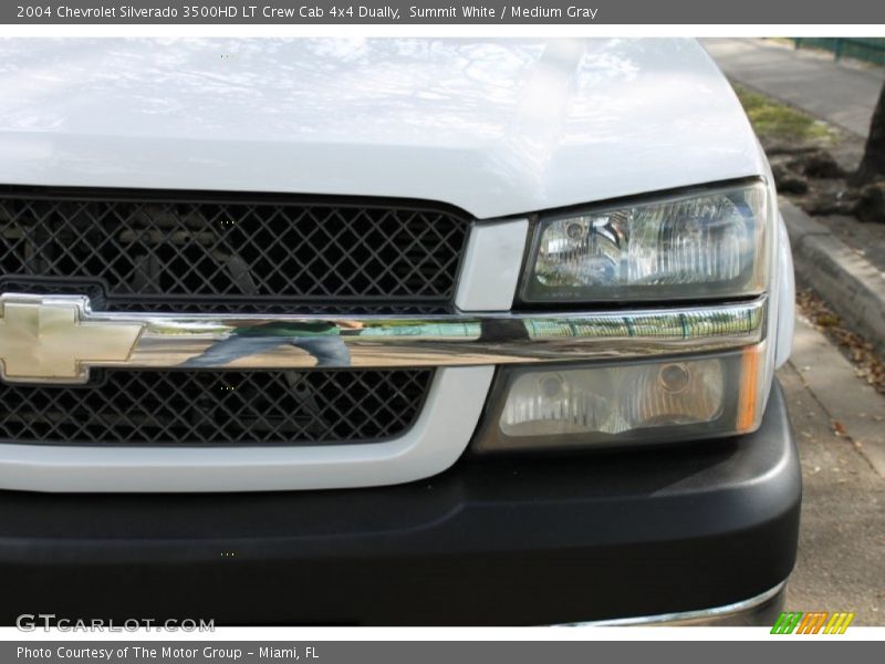 Summit White / Medium Gray 2004 Chevrolet Silverado 3500HD LT Crew Cab 4x4 Dually
