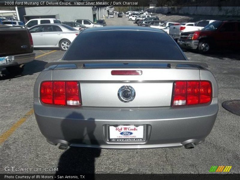 Vapor Silver Metallic / Dark Charcoal 2008 Ford Mustang GT Deluxe Coupe