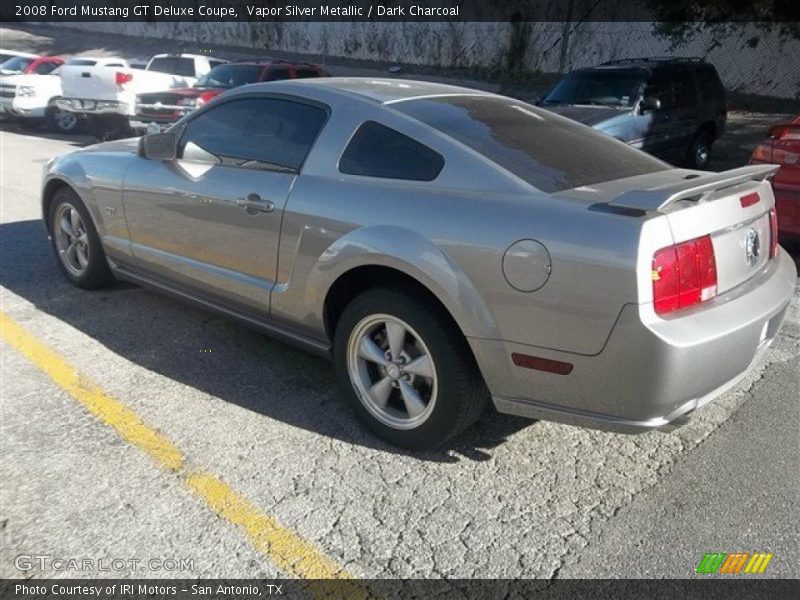 Vapor Silver Metallic / Dark Charcoal 2008 Ford Mustang GT Deluxe Coupe