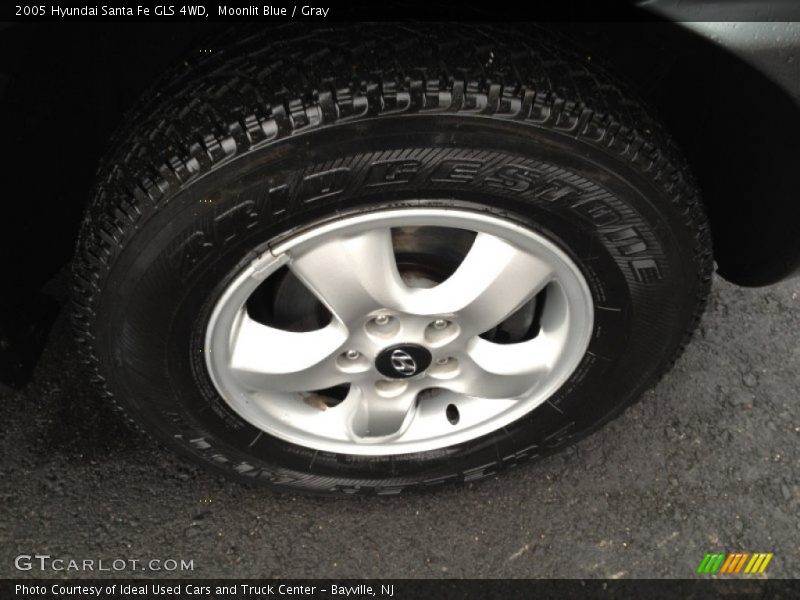 Moonlit Blue / Gray 2005 Hyundai Santa Fe GLS 4WD