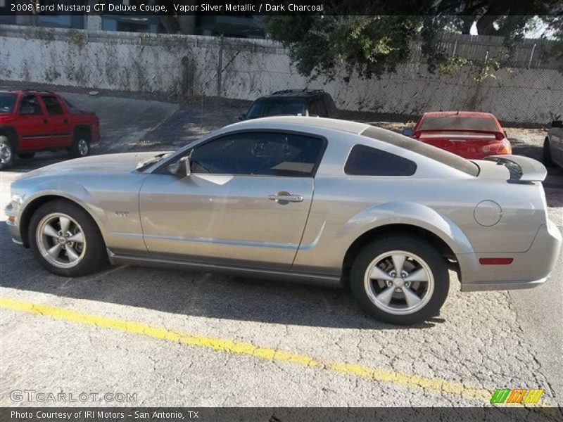 Vapor Silver Metallic / Dark Charcoal 2008 Ford Mustang GT Deluxe Coupe