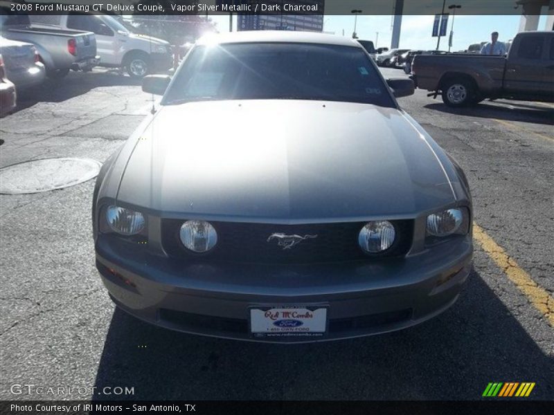 Vapor Silver Metallic / Dark Charcoal 2008 Ford Mustang GT Deluxe Coupe