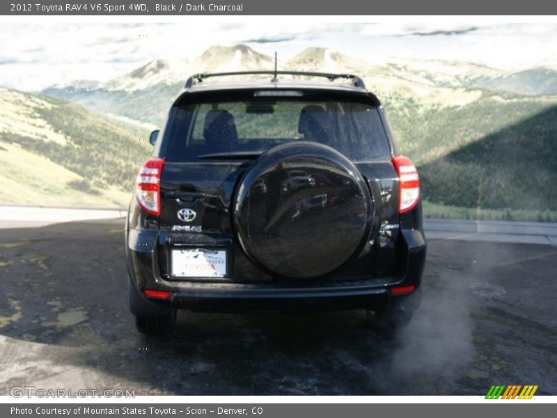 Black / Dark Charcoal 2012 Toyota RAV4 V6 Sport 4WD