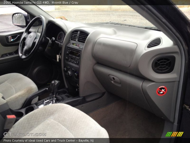Moonlit Blue / Gray 2005 Hyundai Santa Fe GLS 4WD