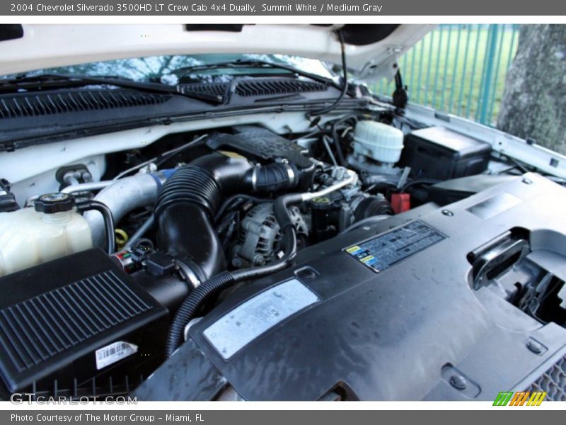 Summit White / Medium Gray 2004 Chevrolet Silverado 3500HD LT Crew Cab 4x4 Dually