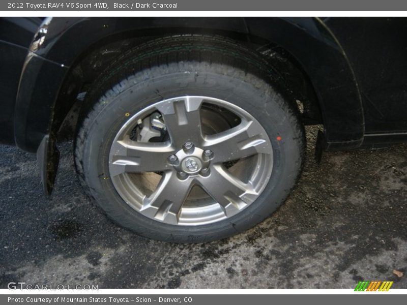 Black / Dark Charcoal 2012 Toyota RAV4 V6 Sport 4WD