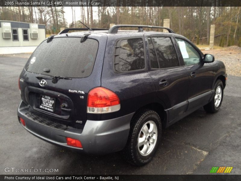 Moonlit Blue / Gray 2005 Hyundai Santa Fe GLS 4WD