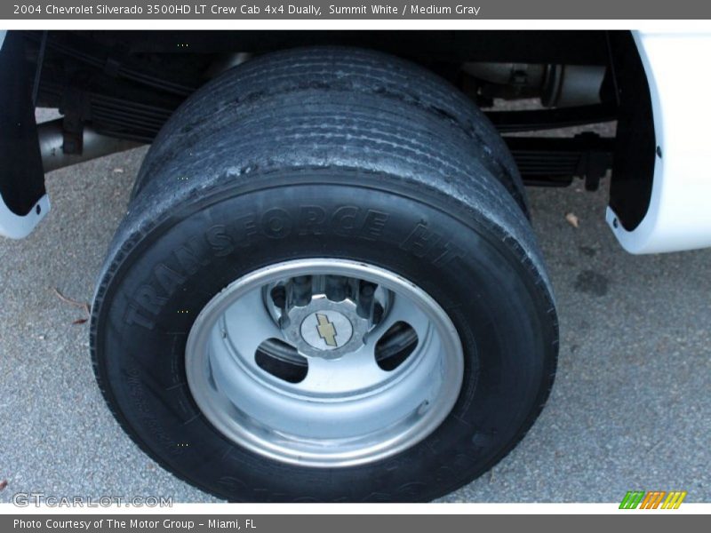Summit White / Medium Gray 2004 Chevrolet Silverado 3500HD LT Crew Cab 4x4 Dually