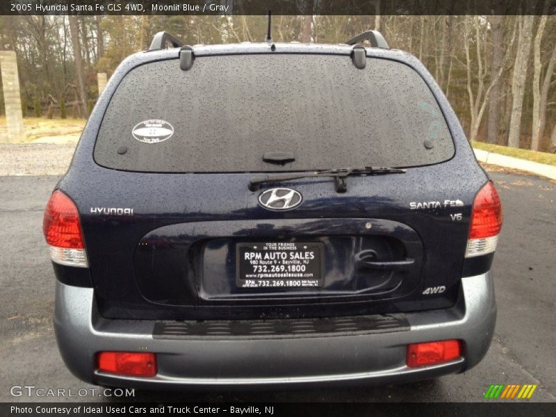 Moonlit Blue / Gray 2005 Hyundai Santa Fe GLS 4WD