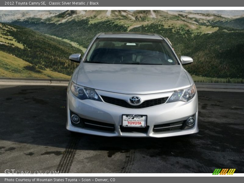Classic Silver Metallic / Black 2012 Toyota Camry SE