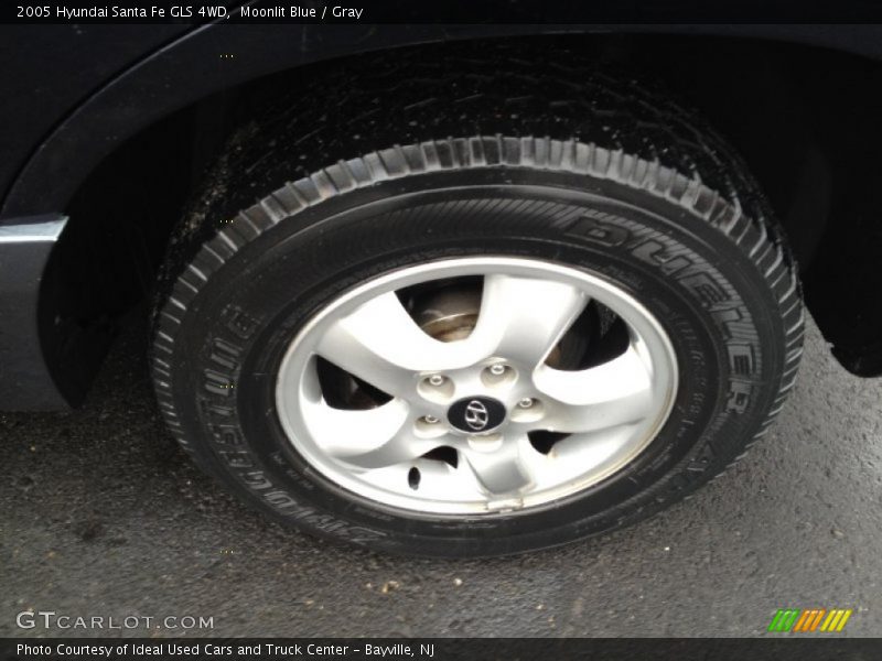 Moonlit Blue / Gray 2005 Hyundai Santa Fe GLS 4WD