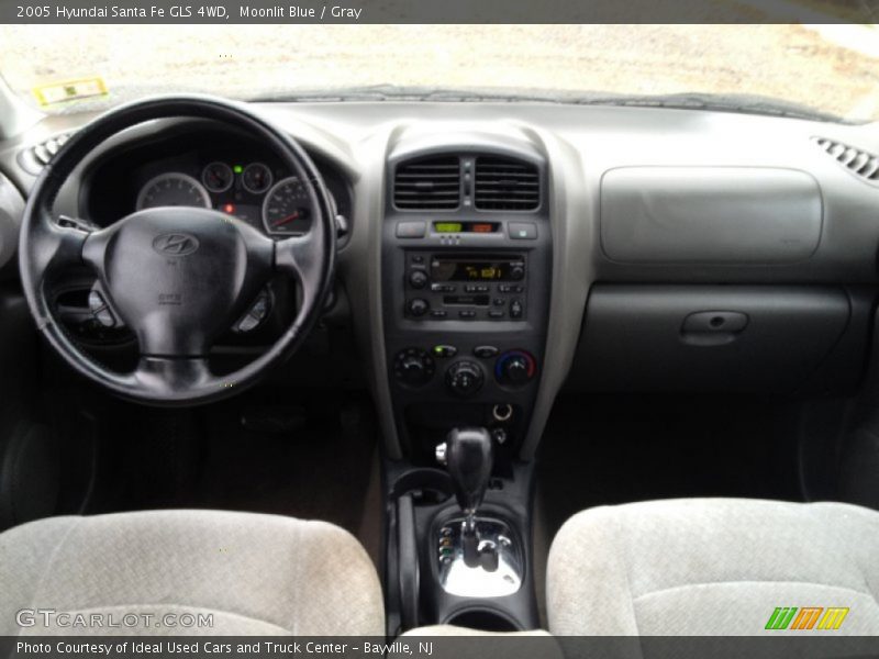 Moonlit Blue / Gray 2005 Hyundai Santa Fe GLS 4WD