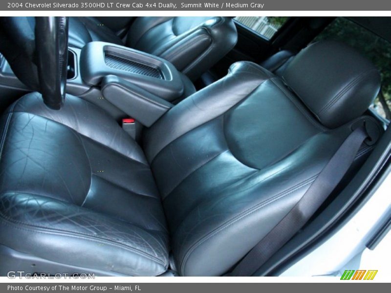 Summit White / Medium Gray 2004 Chevrolet Silverado 3500HD LT Crew Cab 4x4 Dually