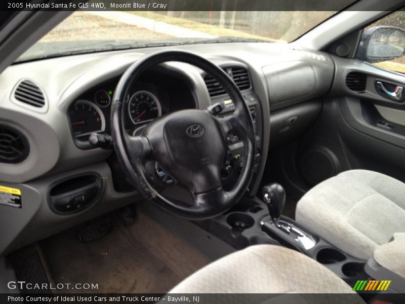 Moonlit Blue / Gray 2005 Hyundai Santa Fe GLS 4WD