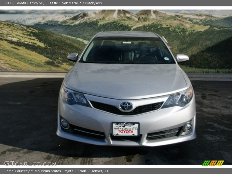 Classic Silver Metallic / Black/Ash 2012 Toyota Camry SE