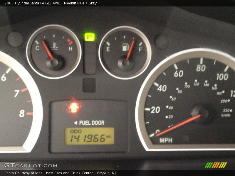 Moonlit Blue / Gray 2005 Hyundai Santa Fe GLS 4WD