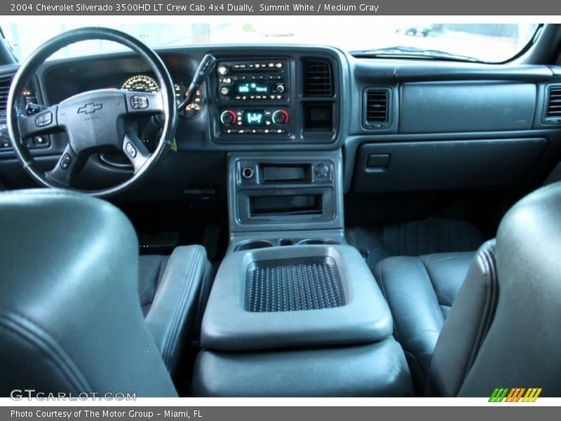 Summit White / Medium Gray 2004 Chevrolet Silverado 3500HD LT Crew Cab 4x4 Dually
