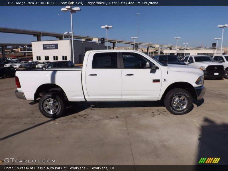 Bright White / Dark Slate/Medium Graystone 2012 Dodge Ram 3500 HD SLT Crew Cab 4x4