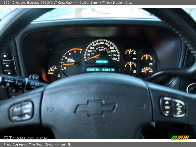 Summit White / Medium Gray 2004 Chevrolet Silverado 3500HD LT Crew Cab 4x4 Dually