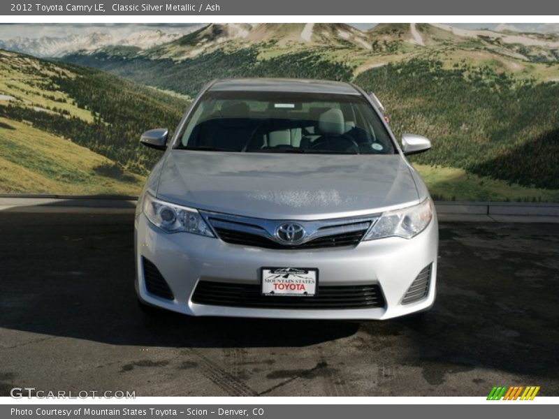 Classic Silver Metallic / Ash 2012 Toyota Camry LE