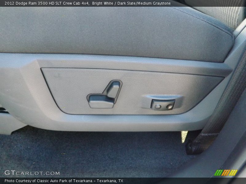 Bright White / Dark Slate/Medium Graystone 2012 Dodge Ram 3500 HD SLT Crew Cab 4x4