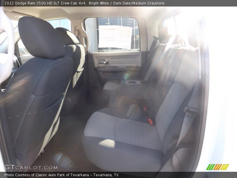 Bright White / Dark Slate/Medium Graystone 2012 Dodge Ram 3500 HD SLT Crew Cab 4x4